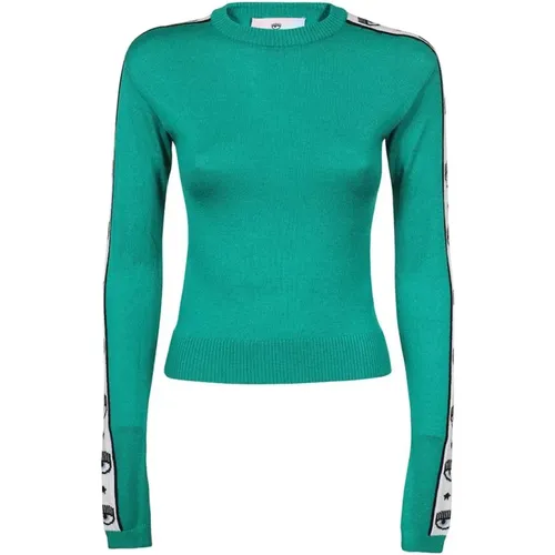 Gestreifter Wollpullover - Chiara Ferragni Collection - Modalova