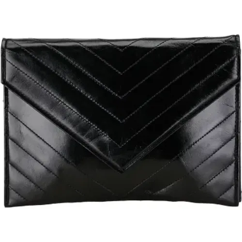 Pre-owned Leder clutches - Yves Saint Laurent Vintage - Modalova