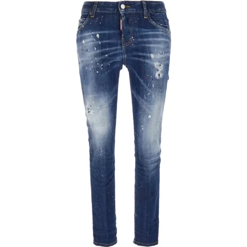 Stylische Jeans für Männer und Frauen , Damen, Größe: XS - Dsquared2 - Modalova