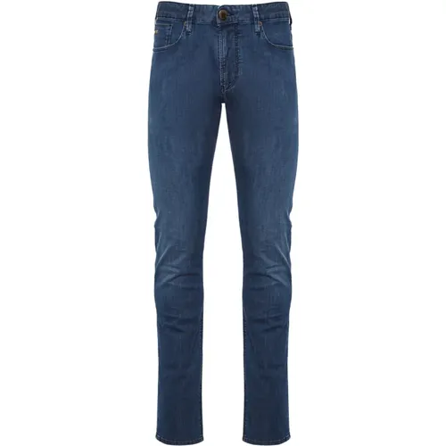 Slim-Fit Jeans , Herren, Größe: W34 - Emporio Armani - Modalova