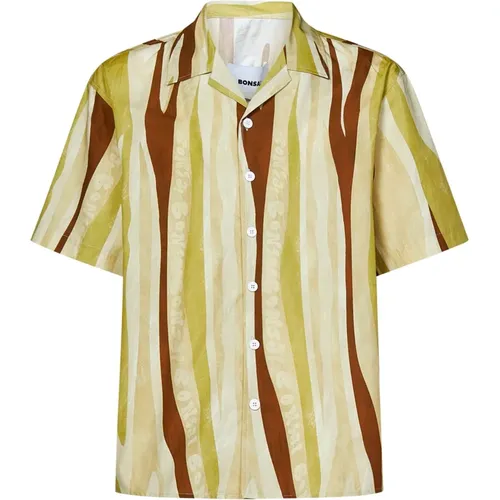 Mens Clothing Shirts Multicolour Ss24 , male, Sizes: S, L, M, XL - Bonsai - Modalova