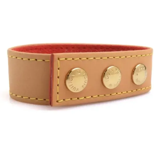 Pre-owned Leather bracelets , female, Sizes: ONE SIZE - Louis Vuitton Vintage - Modalova