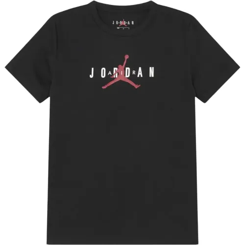 Schwarzes T-Shirt mit ikonischem Logo , Herren, Größe: 158 CM - Jordan - Modalova