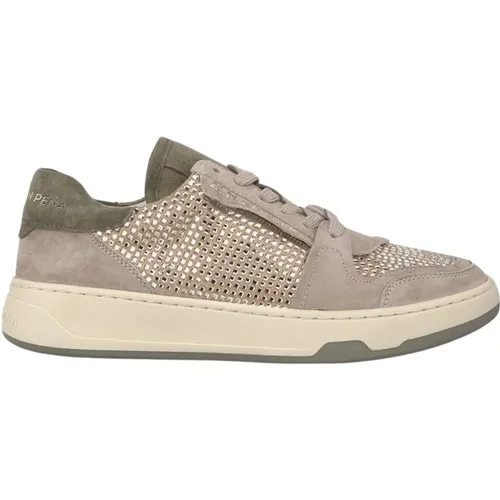 Glitzernde Sneakers , Damen, Größe: 38 EU - Alma en Pena - Modalova