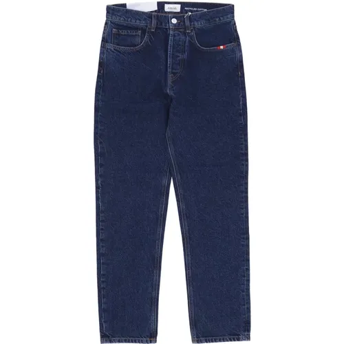 Helle Straight Denim Jeans , Herren, Größe: W29 - Amish - Modalova