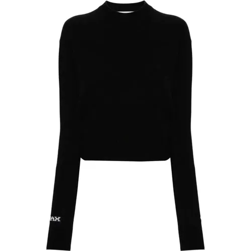 Knit Logo Sweater , female, Sizes: M, L, S, XS - SPORTMAX - Modalova