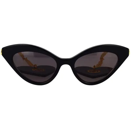 Chain Cat-Eye Sonnenbrille mit austauschbaren Ketten - Gucci - Modalova