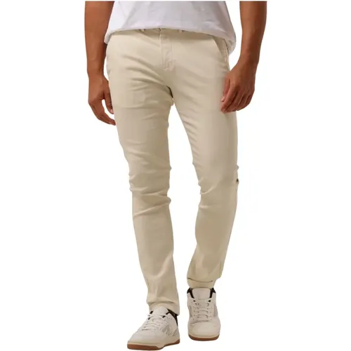 Chino Riser Chino Stretch , Herren, Größe: W35 L34 - Cast Iron - Modalova