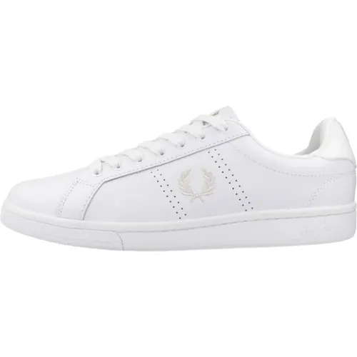 Leder Sneakers , Herren, Größe: 43 EU - Fred Perry - Modalova