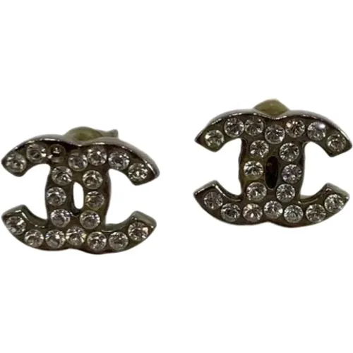 Pre-owned Metal earrings , female, Sizes: ONE SIZE - Chanel Vintage - Modalova