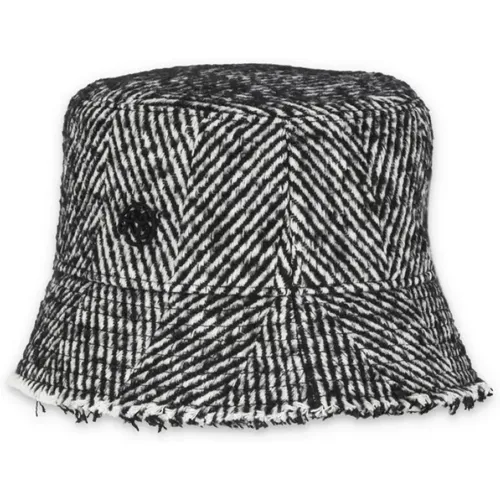 Bucket Hat with Embroidered Logo , female, Sizes: M, S - Ruslan Baginskiy - Modalova