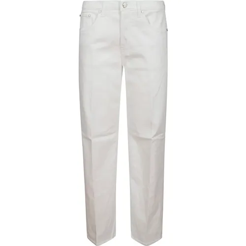 High Waist Bootcut Skinny Trousers , female, Sizes: W29, W28, W30, W27 - Dondup - Modalova