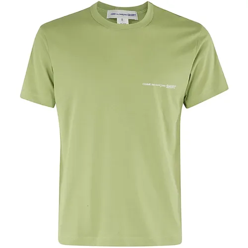 Hellgrünes Strick-T-Shirt , Herren, Größe: M - Comme des Garçons - Modalova