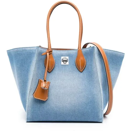 Medium Shopping Shoulder Bags , female, Sizes: ONE SIZE - Ermanno Scervino - Modalova
