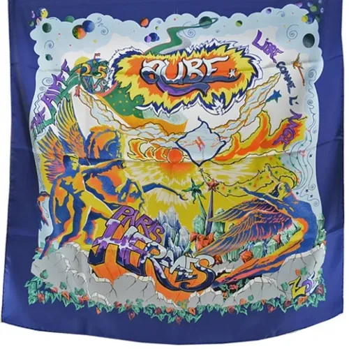 Pre-owned Silk scarves , female, Sizes: ONE SIZE - Hermès Vintage - Modalova