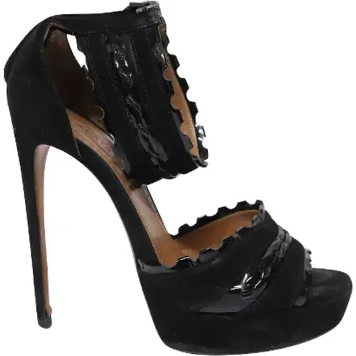 Pre-owned Leather heels , female, Sizes: 5 UK - Alaïa Pre-owned - Modalova
