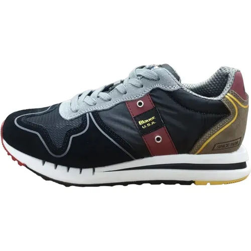 Running Sneaker F2Quartz01/Cam , male, Sizes: 6 UK - Blauer - Modalova