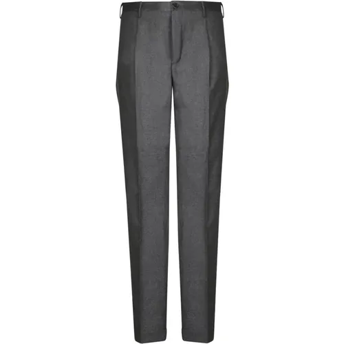 Grey Stylish Trousers for Men , male, Sizes: 2XL, M, XL - Incotex - Modalova