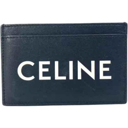 Pre-owned Leather wallets , male, Sizes: ONE SIZE - Celine Vintage - Modalova