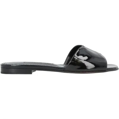 Leather flats , female, Sizes: 6 UK - Manolo Blahnik - Modalova