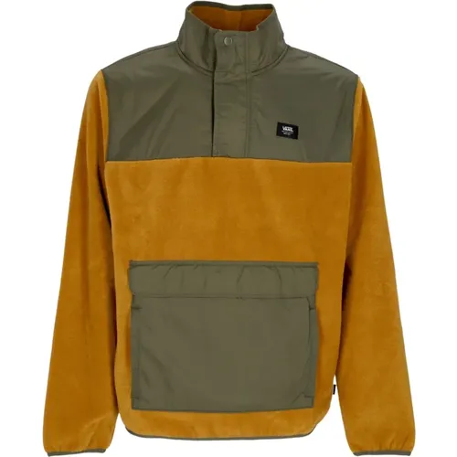 Herren Fleece Anorak Jacke Goldbraun , Herren, Größe: S - Vans - Modalova