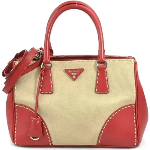 Pre-owned Canvas handbags , female, Sizes: ONE SIZE - Prada Vintage - Modalova