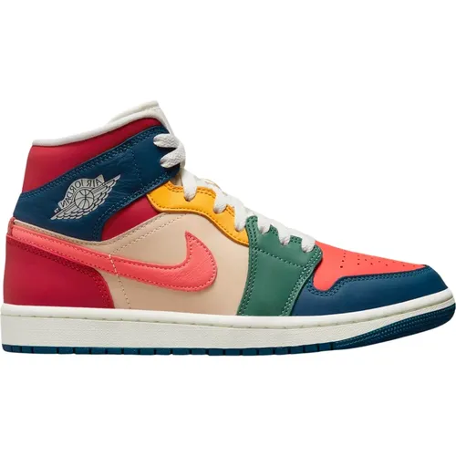 Limitierte Auflage Air Jordan 1 Mid , Herren, Größe: 35 1/2 EU - Nike - Modalova