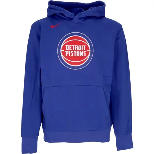 Detroit Pistons Fleece Hoodie , Herren, Größe: XS - Nike - Modalova