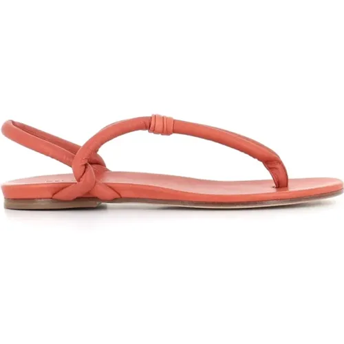 Leder Sandalen , Damen, Größe: 36 EU - DEL Carlo - Modalova