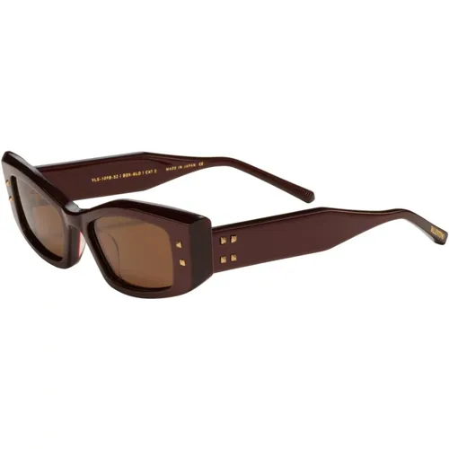 V-Quattro Sunglasses , female, Sizes: 52 MM - Valentino - Modalova