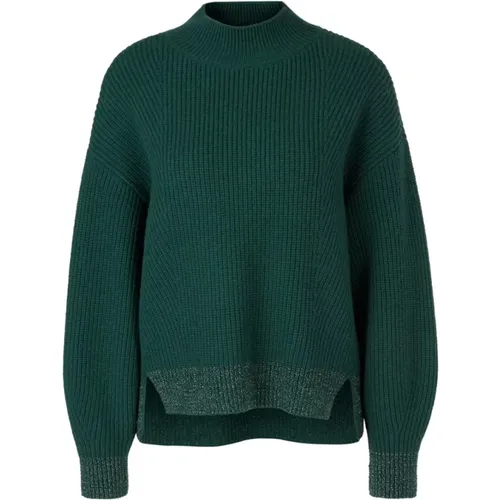 Dunkelgrüner Pullover , Damen, Größe: XL - Marc Cain - Modalova