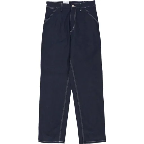 Blaue Starre Gerades Jeans für Männer , Herren, Größe: W28 L32 - Carhartt WIP - Modalova