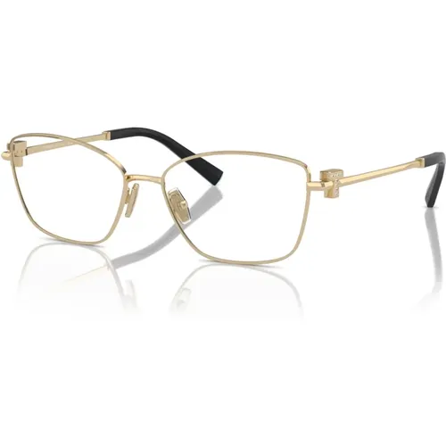 Stylish Eyewear Frames in Pale Gold , unisex, Sizes: 56 MM - Tiffany - Modalova