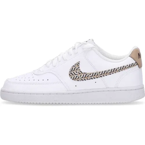 Niedriger Court Vision Sneaker Weiß , Damen, Größe: 36 1/2 EU - Nike - Modalova