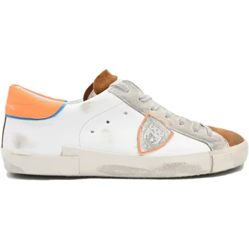 Vintage Mixage Low Top Sneakers , male, Sizes: 11 UK, 8 UK, 7 UK, 6 UK, 9 UK, 10 UK - Philippe Model - Modalova