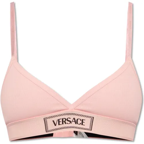 Baumwoll-BH , Damen, Größe: M - Versace - Modalova