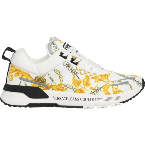 Abstrakte Dynamische Sneakers , Herren, Größe: 43 EU - Versace Jeans Couture - Modalova