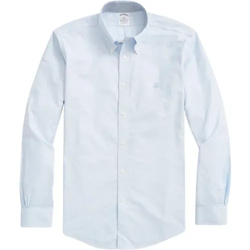 Regent reguläres Nicht-Eis-Sporthemd, Oxford Stretch, Button-Down-Kragen , Herren, Größe: XL - Brooks Brothers - Modalova