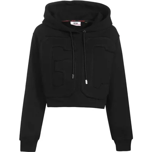 Bestickter Kapuzenpullover , Damen, Größe: M - GCDS - Modalova