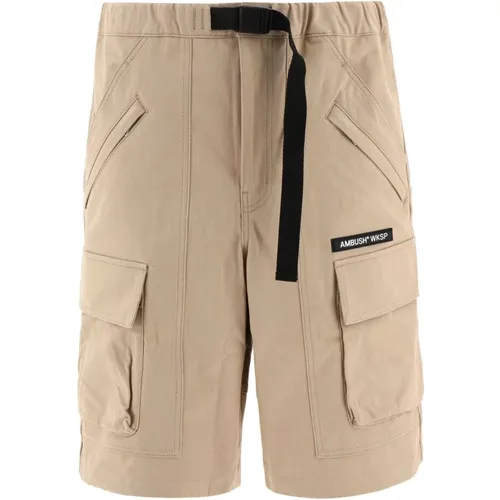 Cotton Bermuda Shorts , male, Sizes: M - Ambush - Modalova