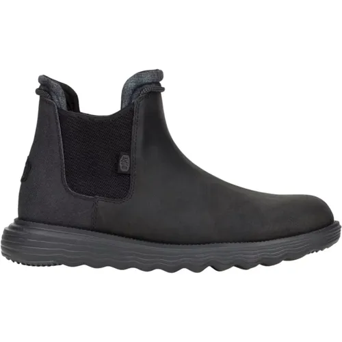 Schwarze Branson Classic Stiefel , Herren, Größe: 42 EU - Hey Dude - Modalova