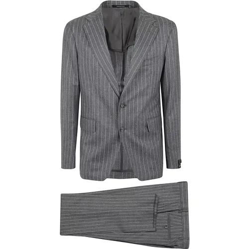 Men's Clothing Overall Grigio Silver Aw24 , male, Sizes: XL, L, M, 2XL - Tagliatore - Modalova