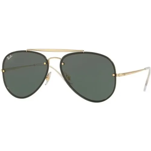 Goldene Aviator Sonnenbrille , unisex, Größe: 61 MM - Ray-Ban - Modalova