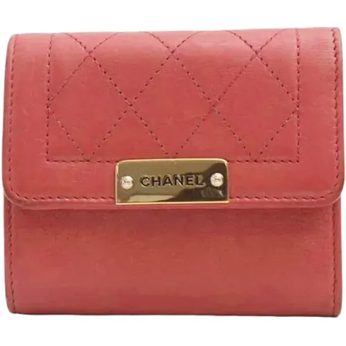 Pre-owned Leather wallets , female, Sizes: ONE SIZE - Chanel Vintage - Modalova