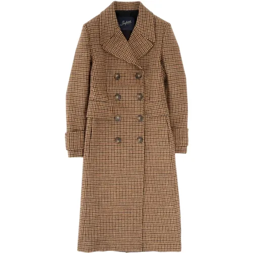 Classic Double-Breasted Coat , female, Sizes: S - Seafarer - Modalova