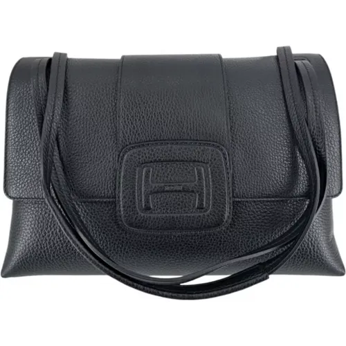 Schwarze Baguette Stil Handtasche - Hogan - Modalova