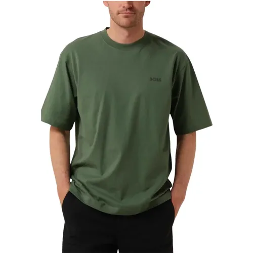 Grünes Relax T-Shirt , Herren, Größe: S - Hugo Boss - Modalova