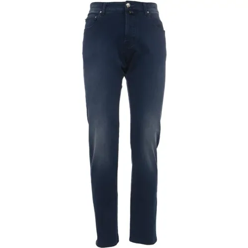 Slim Fit Jeans, Model 5 , male, Sizes: W31 - Jacob Cohën - Modalova