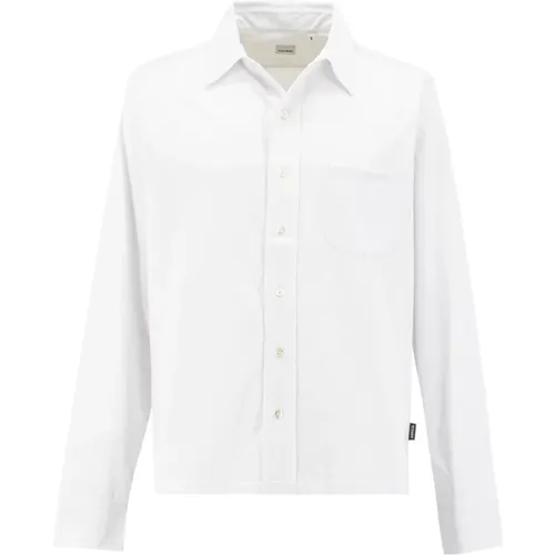 Klisches Weißes Baumwollhemd , Herren, Größe: 2XL - Aspesi - Modalova