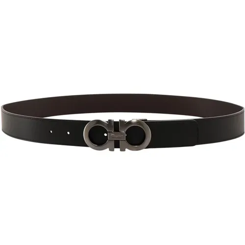 Mens Accessories Belts Ss24 , male, Sizes: 100 CM - Salvatore Ferragamo - Modalova